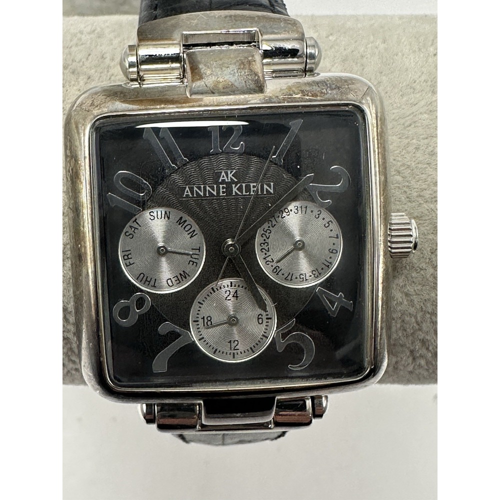 Anne Klein 10/7267 New Battery Ladies Watch 34MM 7.25" Leather Band K31